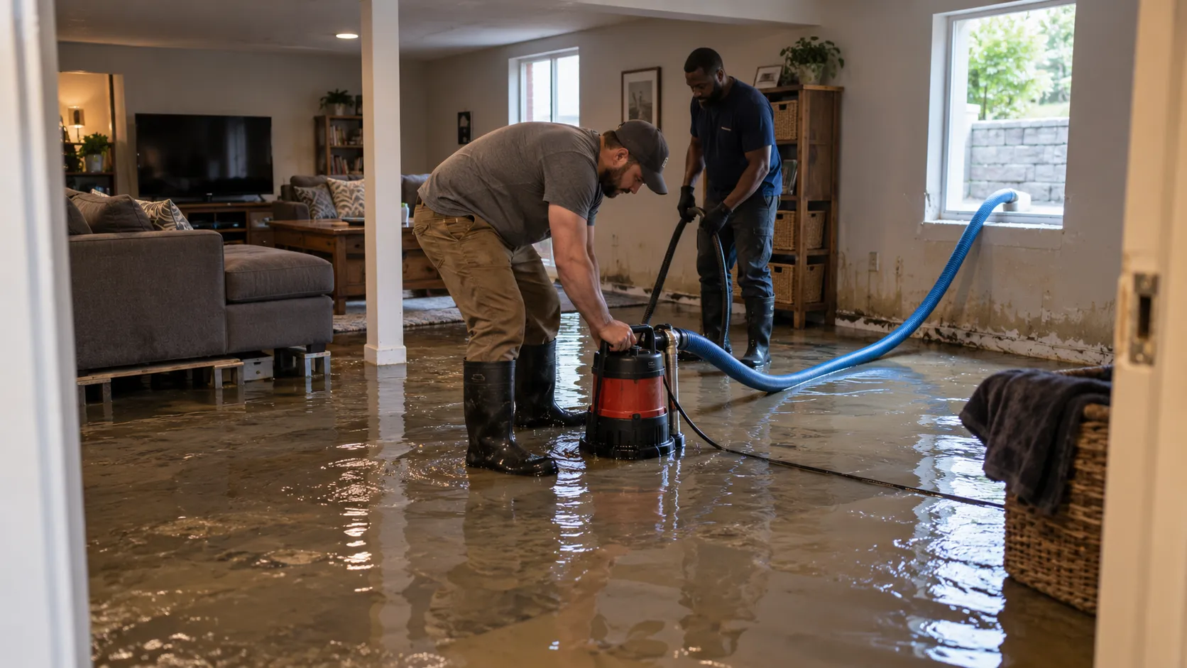 Flooded Basement Cleanup in Oxnard, CA